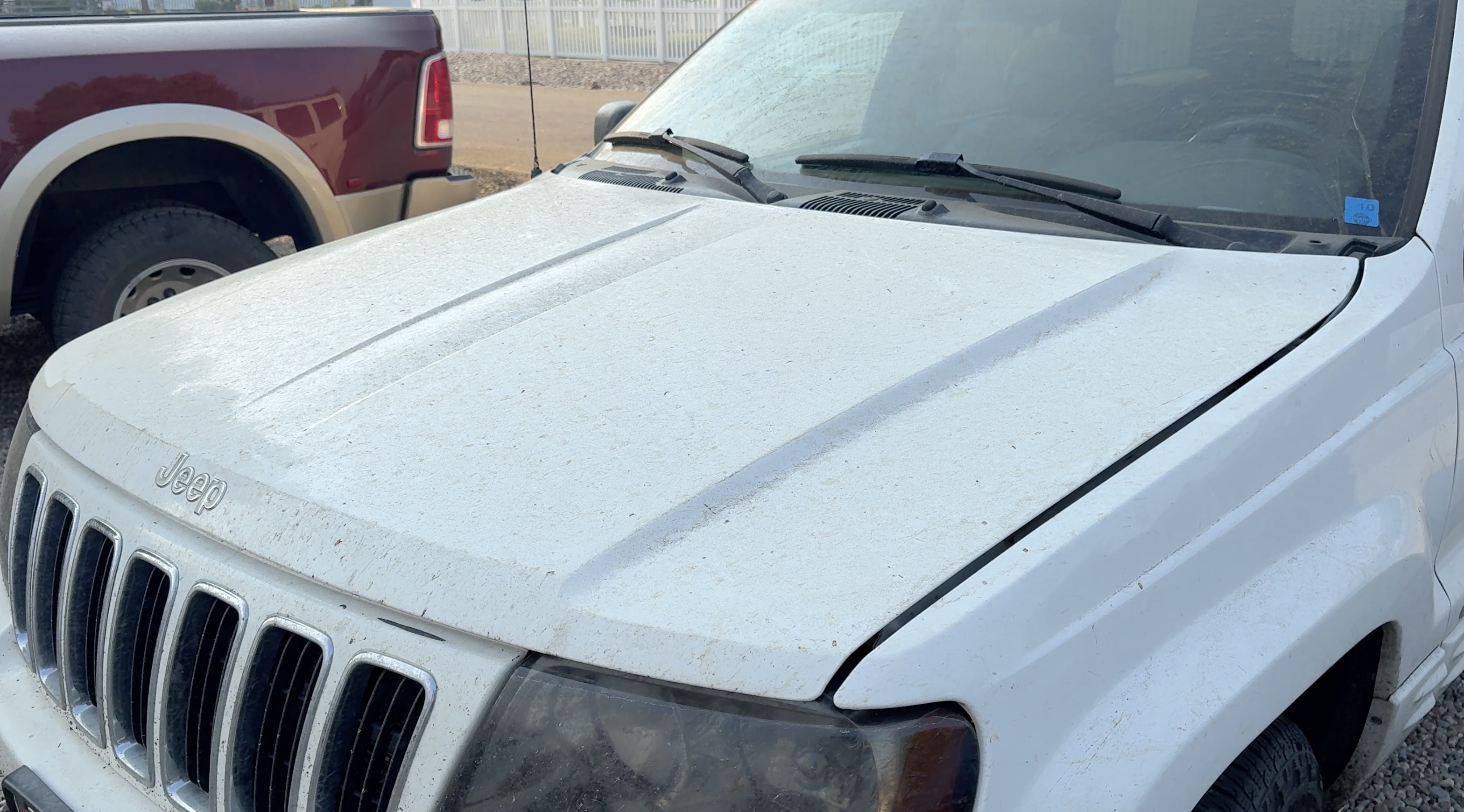 Wildfire Ash on Car In Nampa Idaho